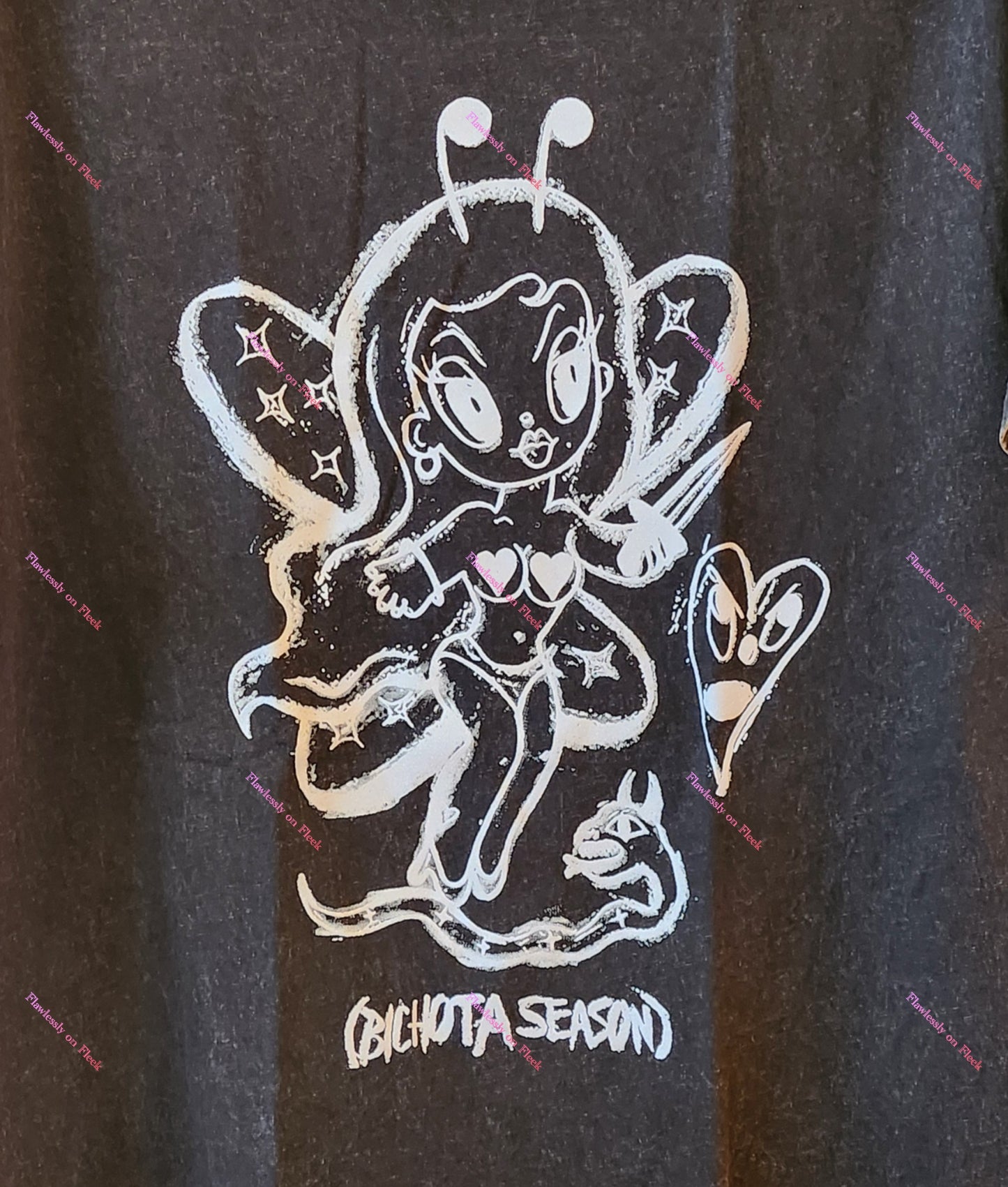Karol G Bichota Season Faded Black T-Shirt
