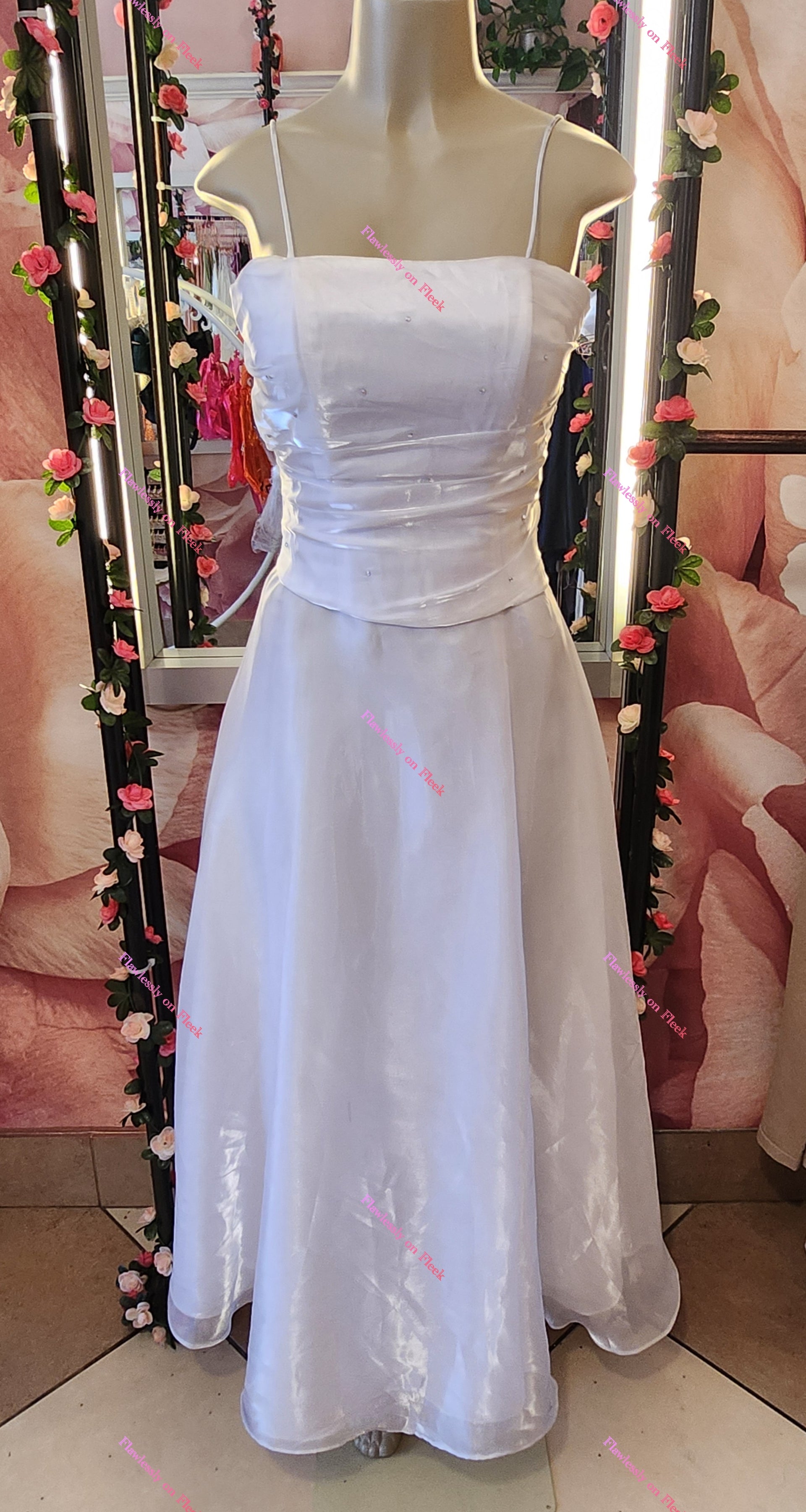 Y2K Vintage White Rhinestone Dress – Flawlessly On Fleek Y2K Vintage White Rhinestone Dress – Flawlessly On Fleek