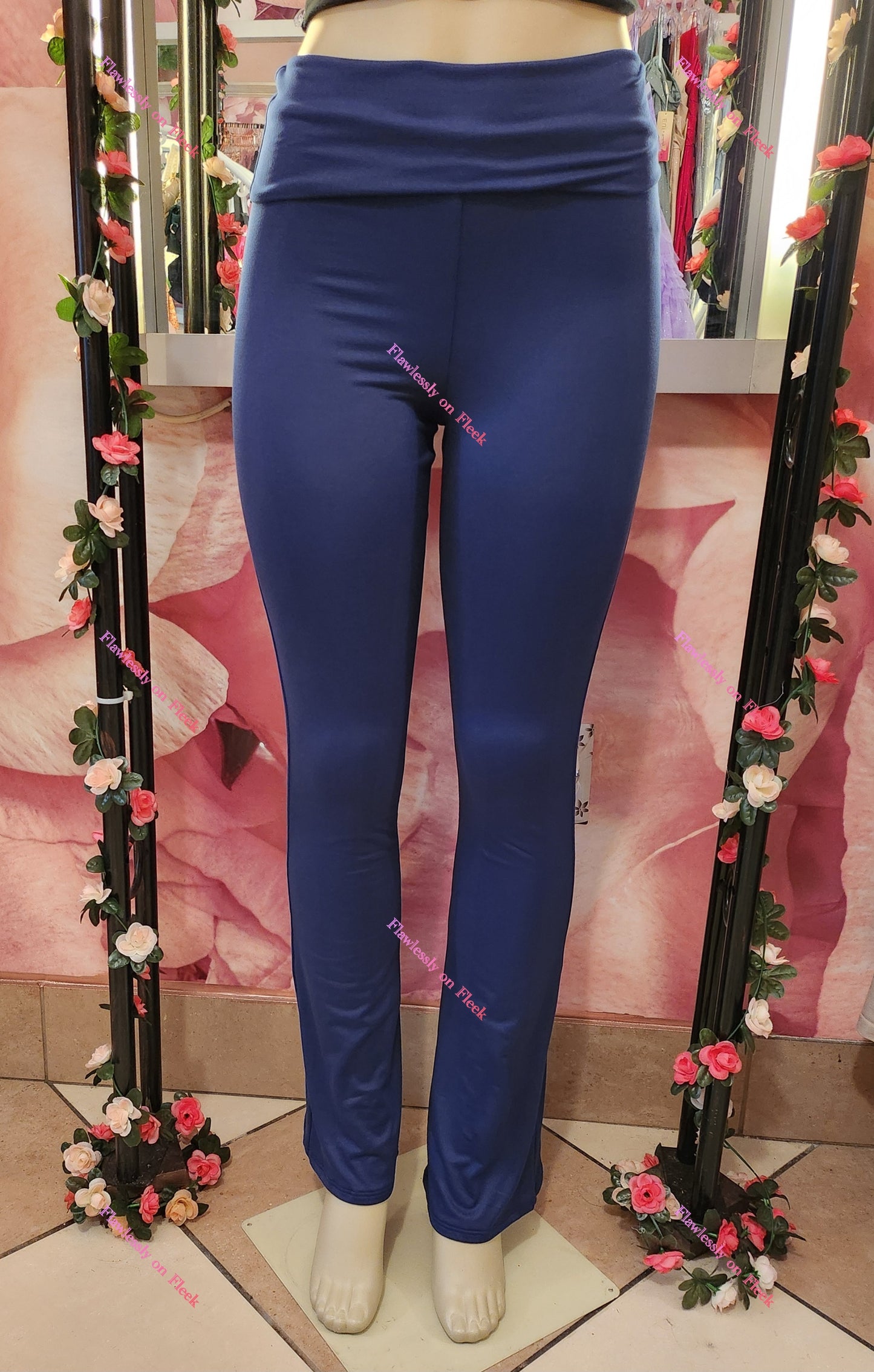Leggings básicos acampanados