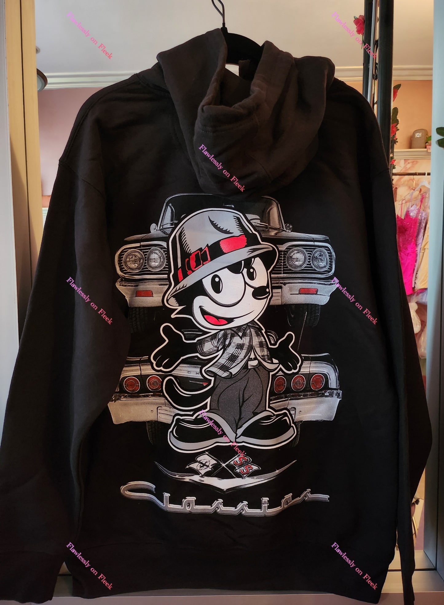 Sudadera clásica con capucha de Félix el gato
