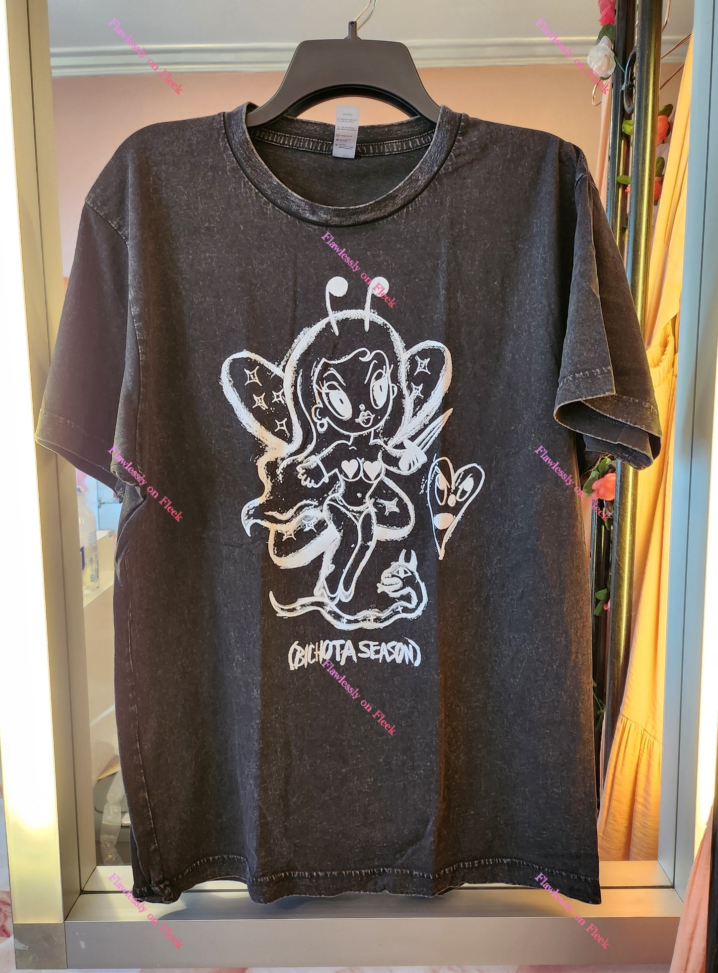 Karol G Bichota Season Faded Black T-Shirt