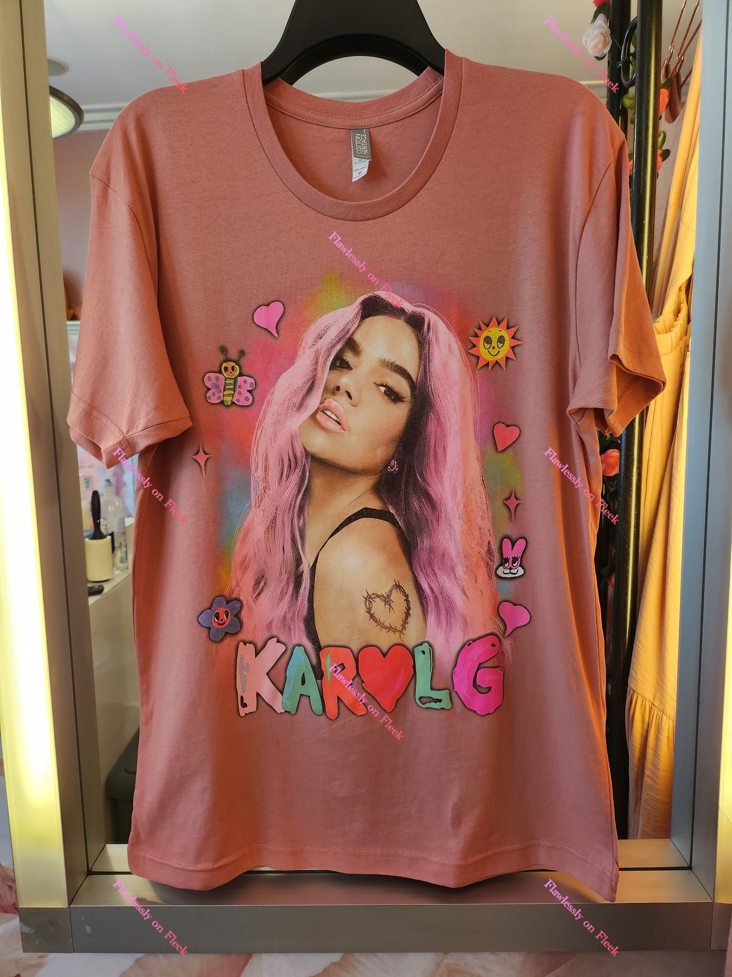 Karol G Pink Hair T-Shirt