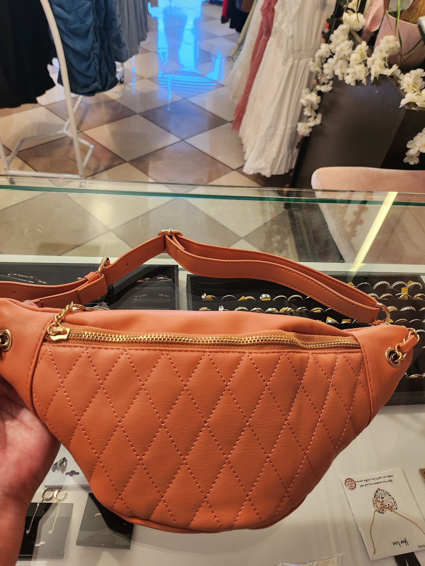 Bolso bandolera Bebe Apricot Lia