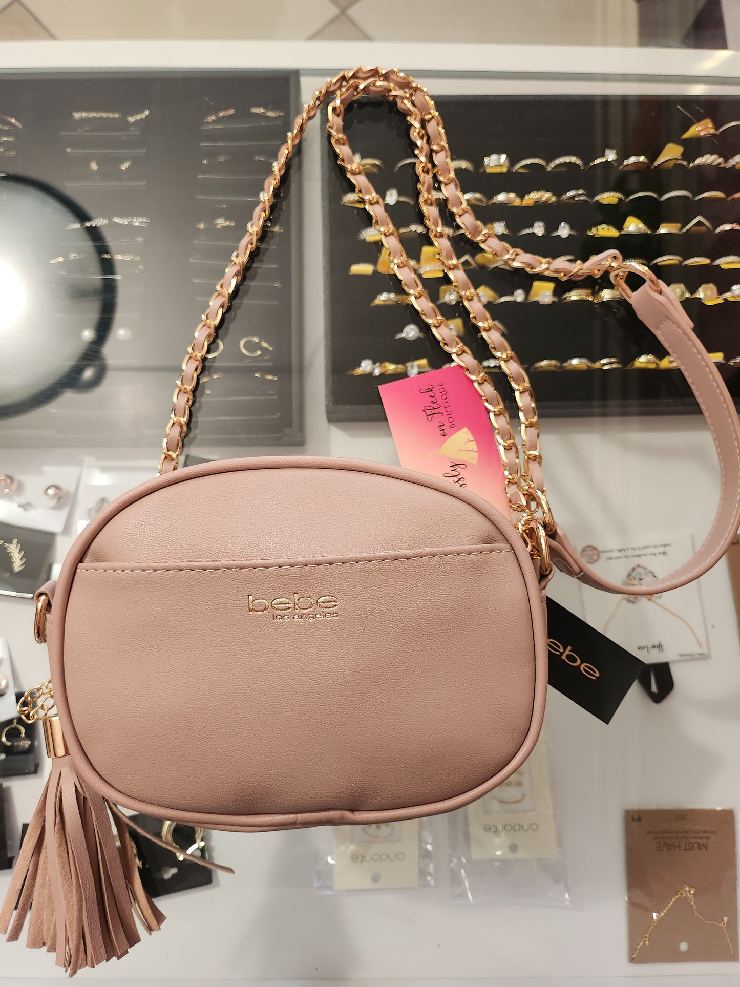 Bolso bandolera redondo Bebe Tayrn