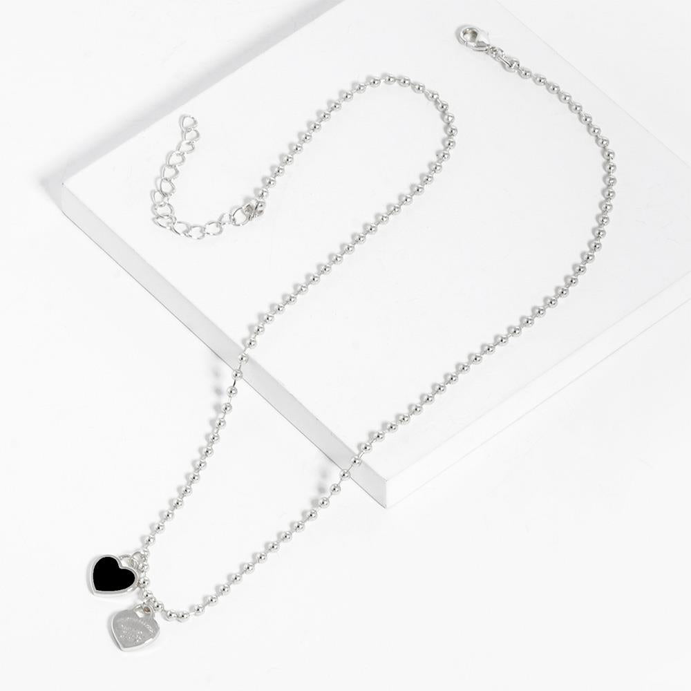 Collar de doble corazón