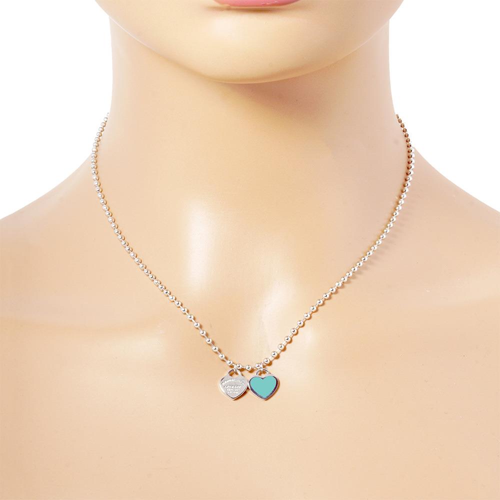 Collar de doble corazón
