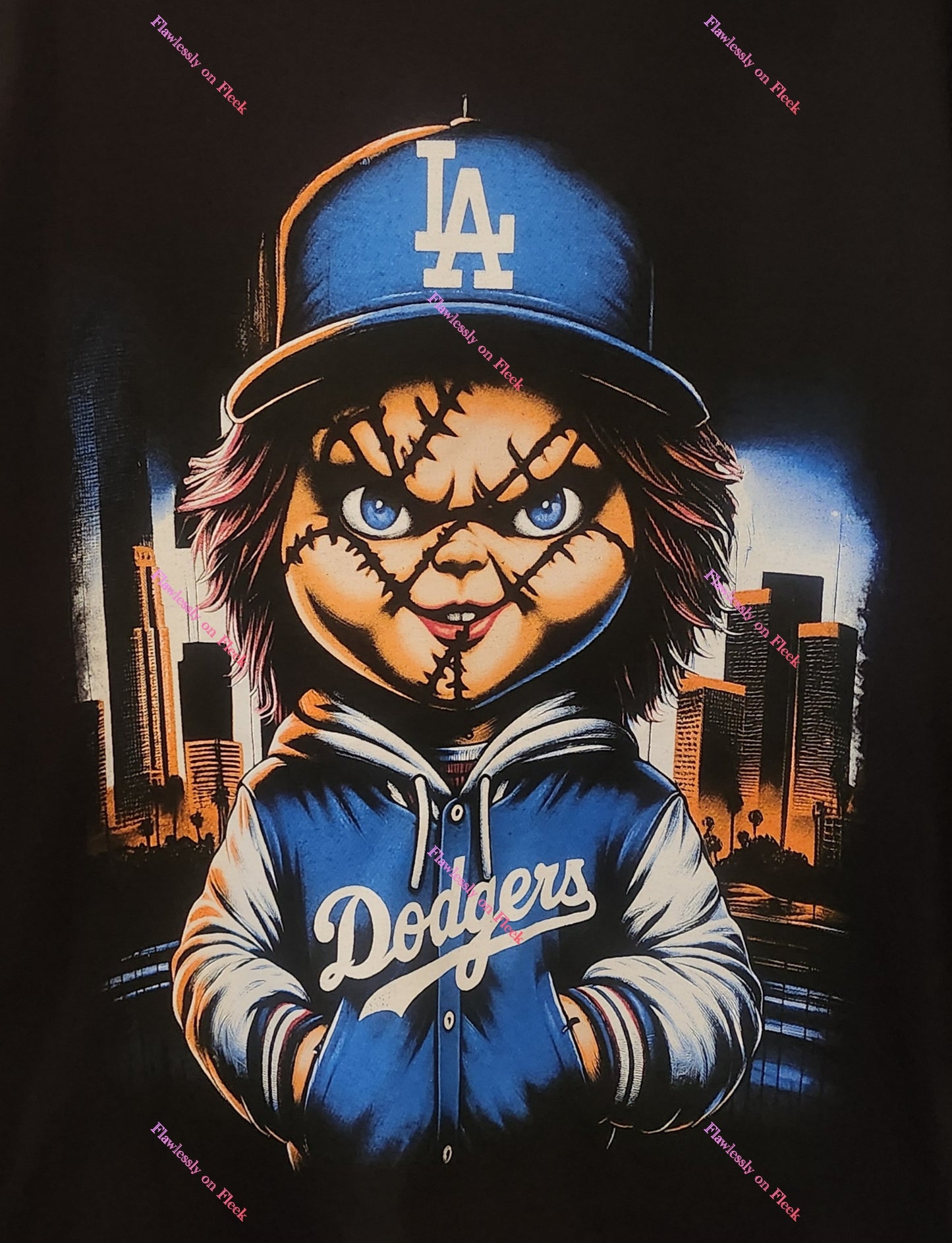 Chucky Baseball Halloween Graphic T-Shirt