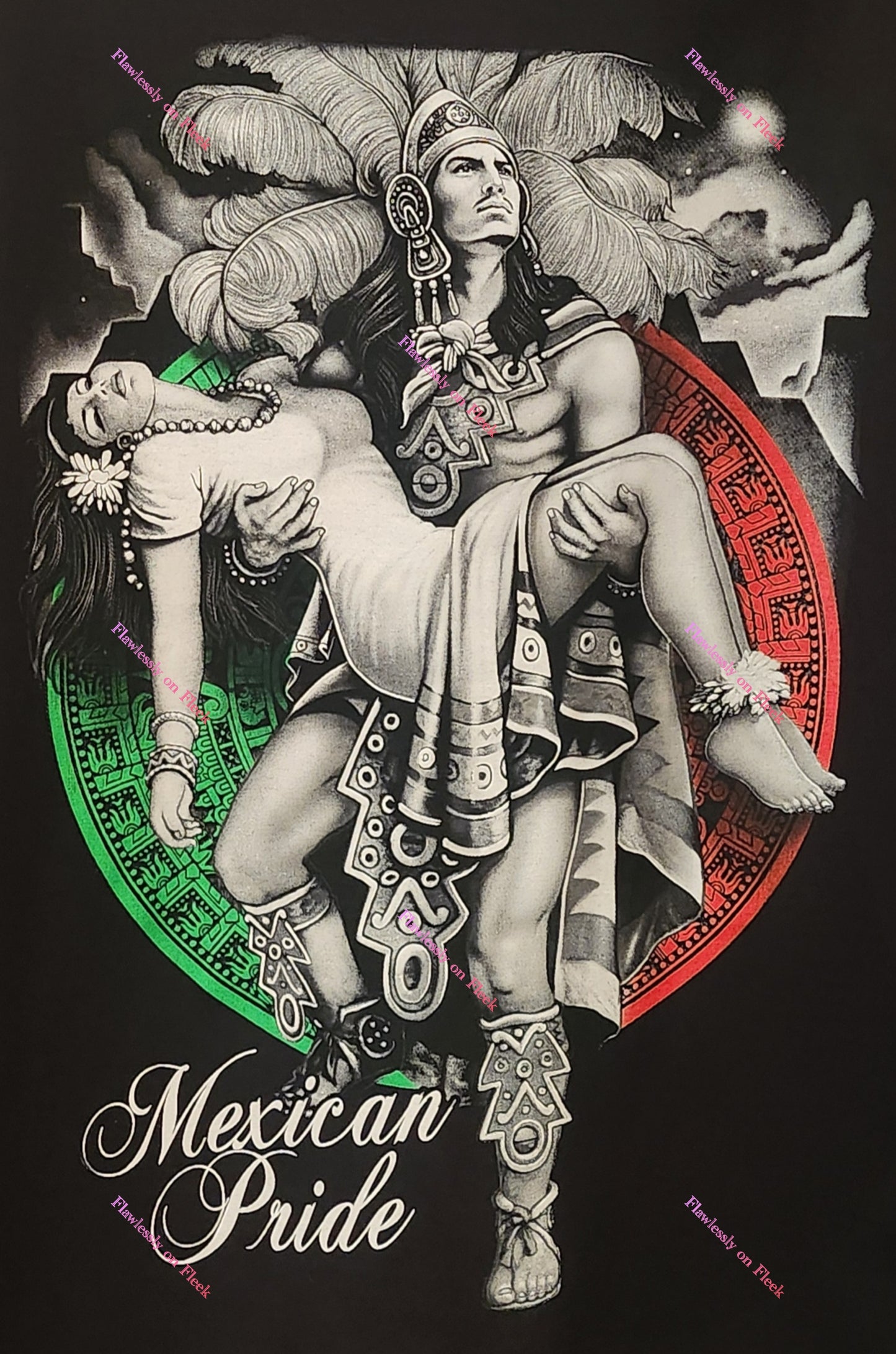 Mexican Pride Aztec Warrior T-Shirt