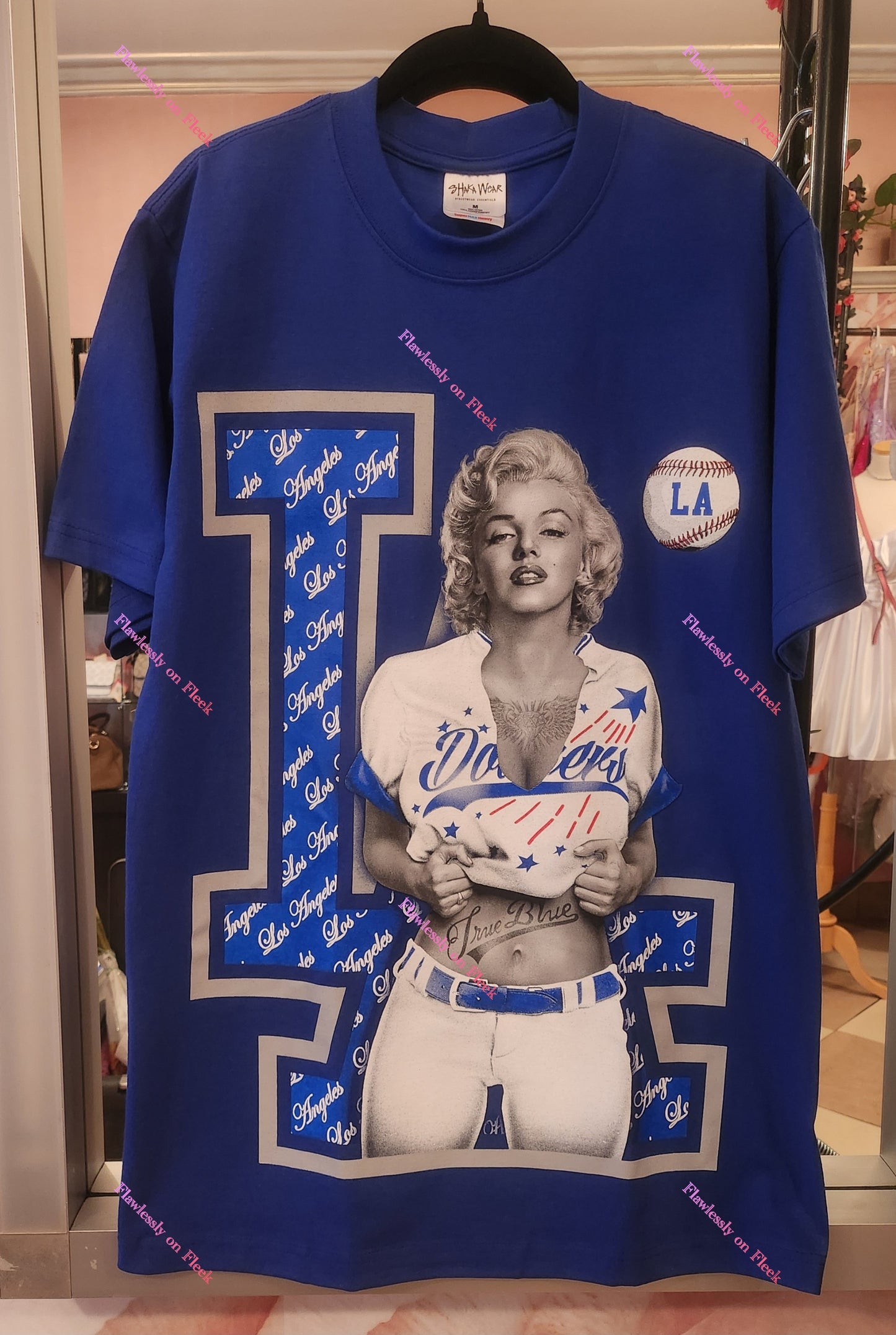LA Dodgers Marilyn Monroe T-Shirt
