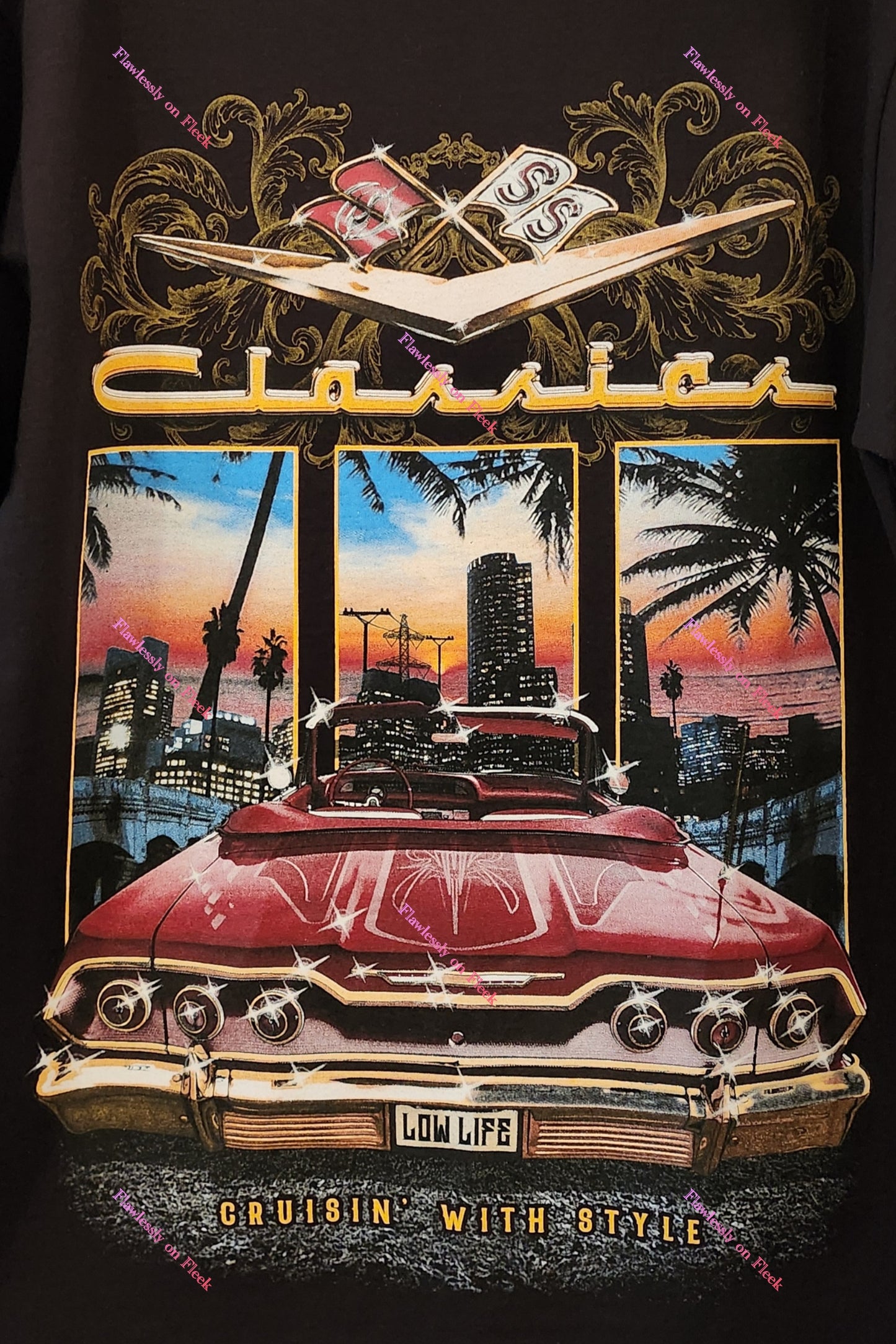 Lowrider Classic Cruisin with Style Graphic T-Shirt