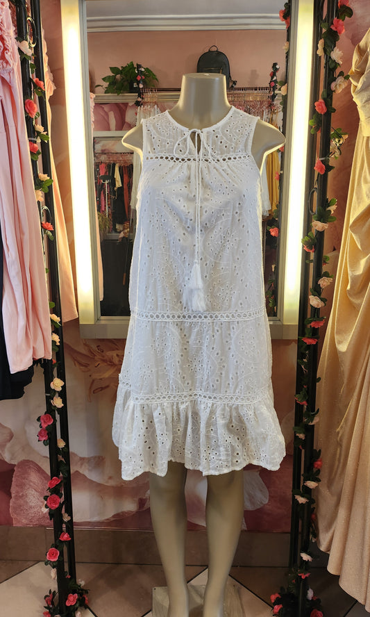 Embellished Babydoll Dress