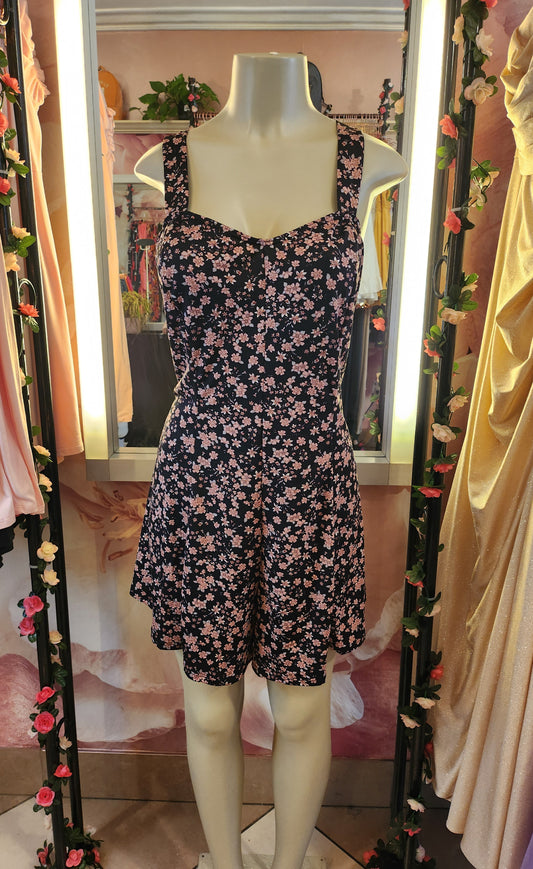 Women's Floral Print Romper