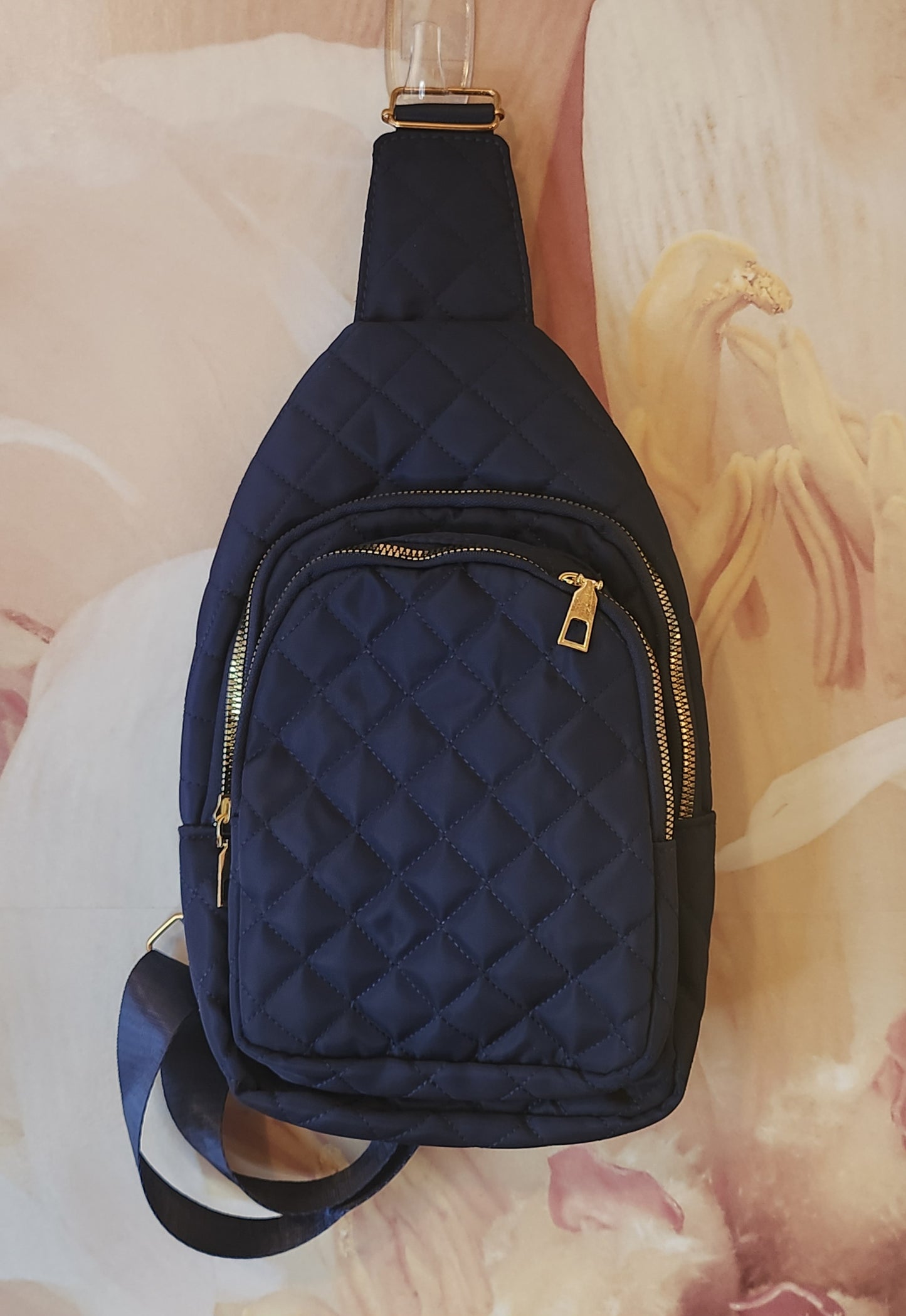 Quilted Sling Mini Backpack