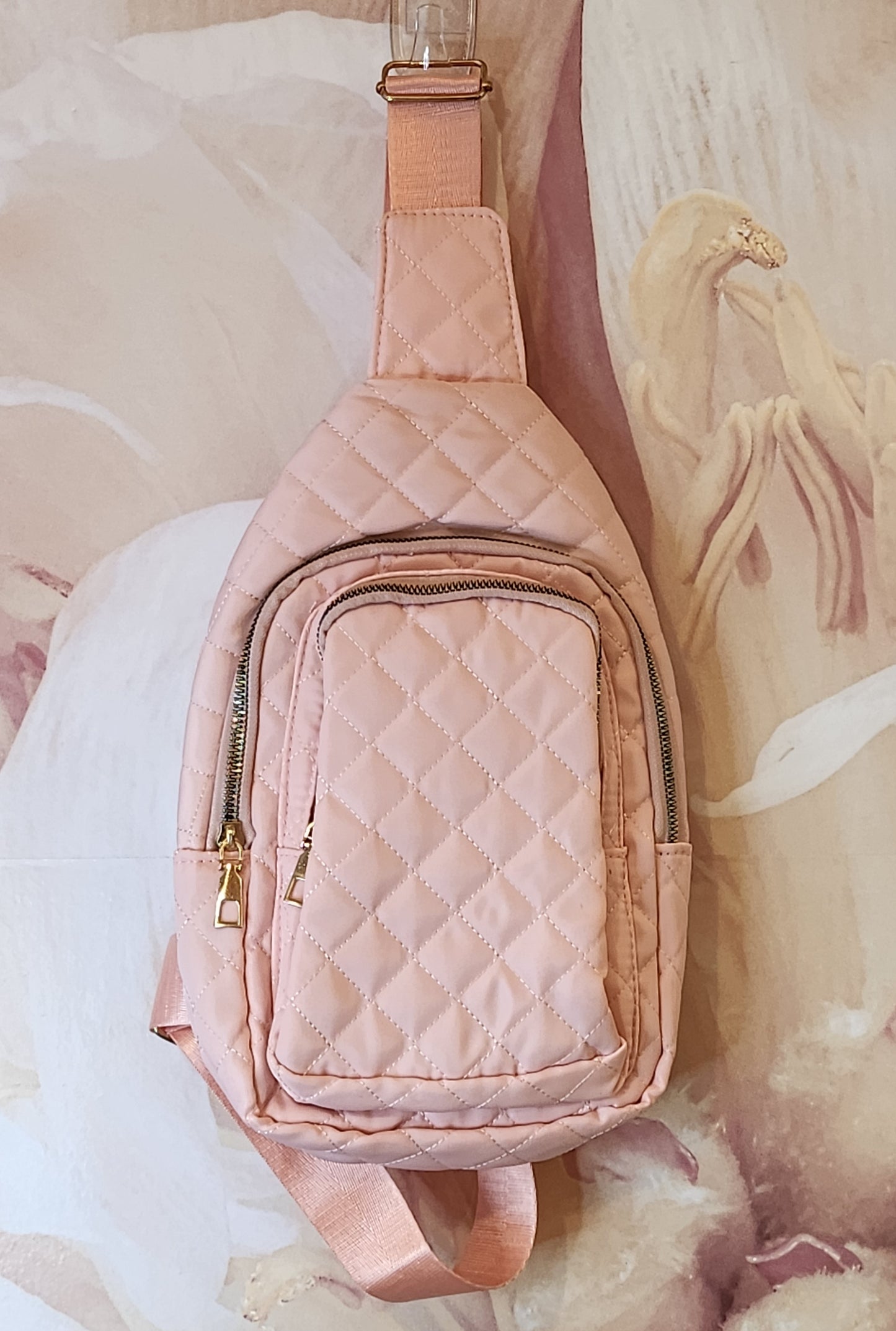 Quilted Sling Mini Backpack