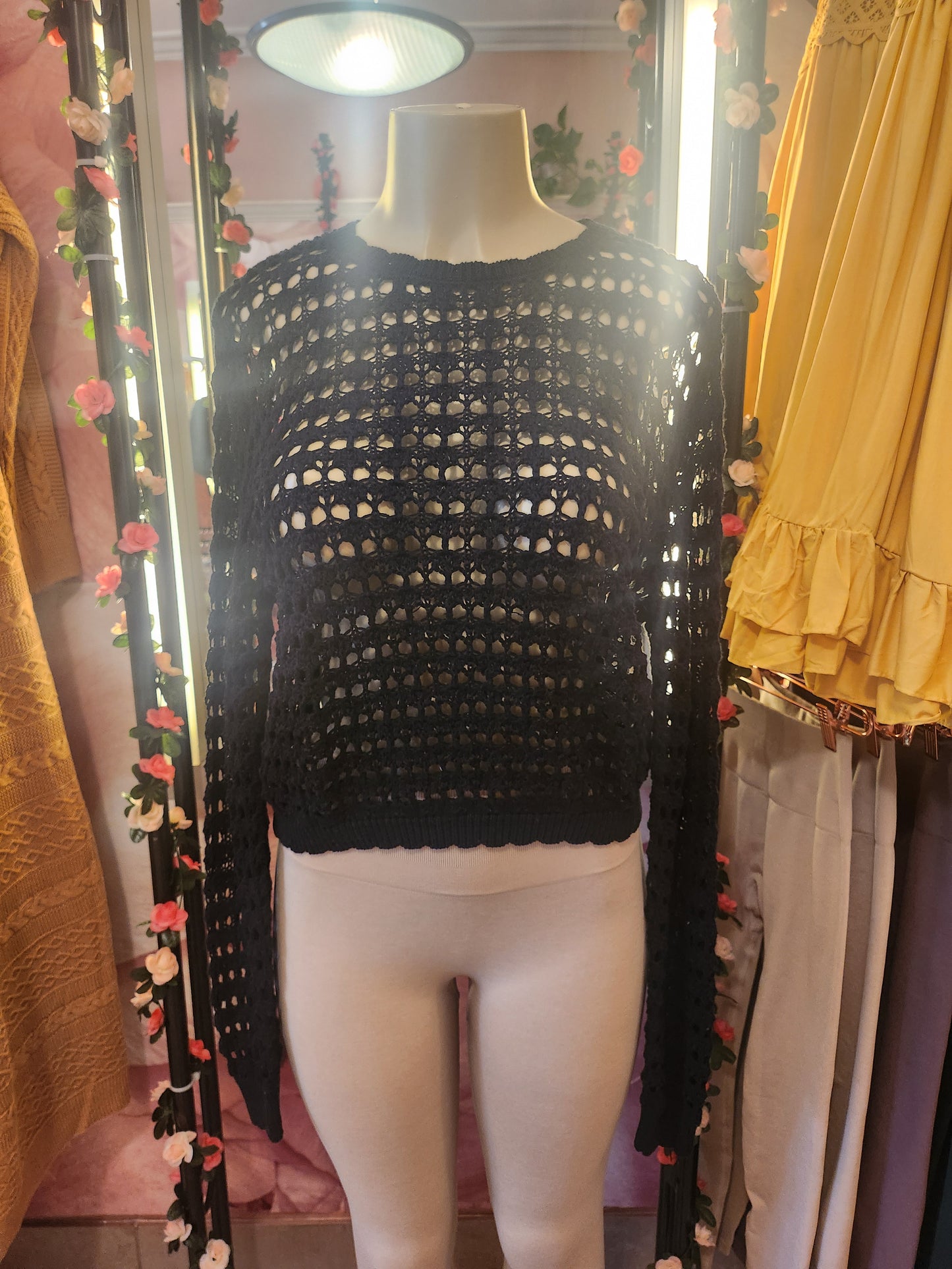 Knitted Long Sleeve Top