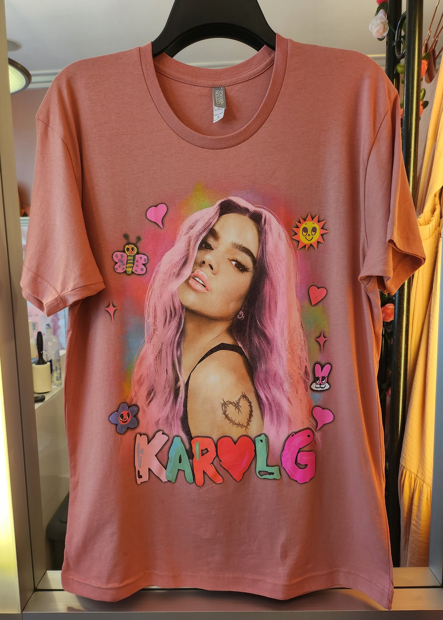 Karol G Pink Hair T-Shirt