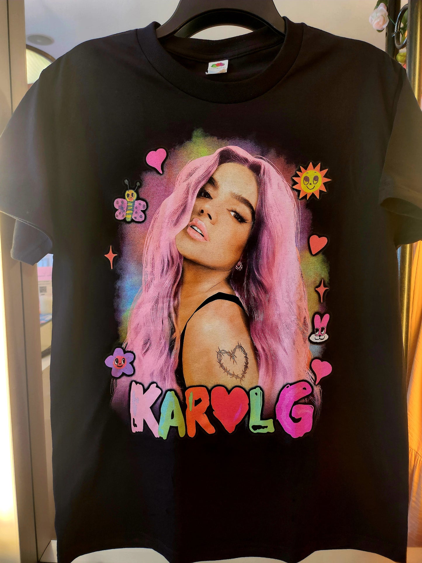 Karol G Pink Hair T-Shirt