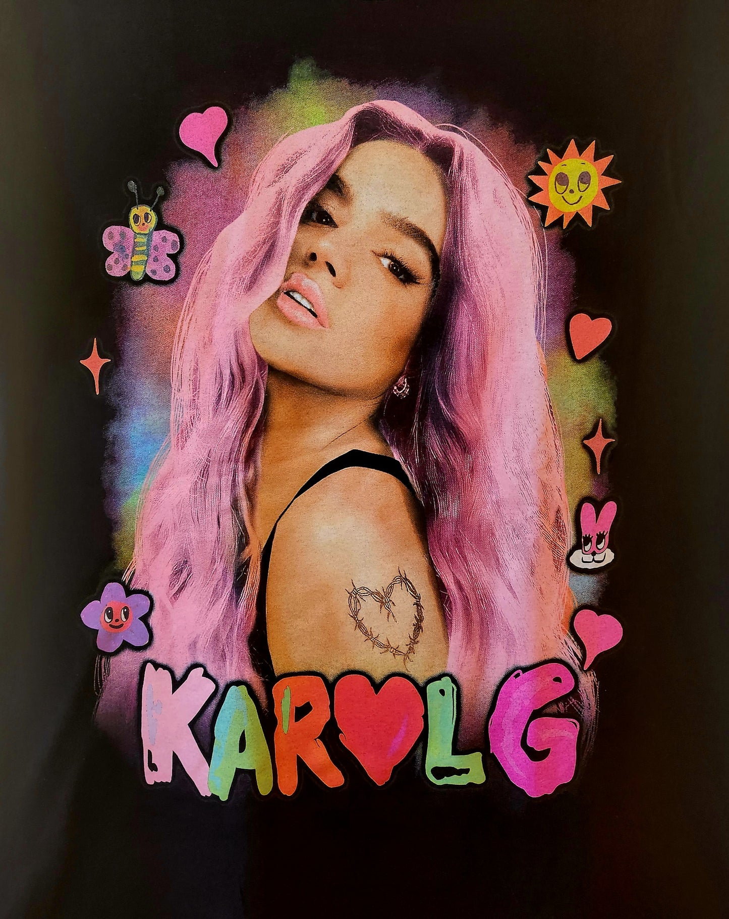 Karol G Pink Hair T-Shirt