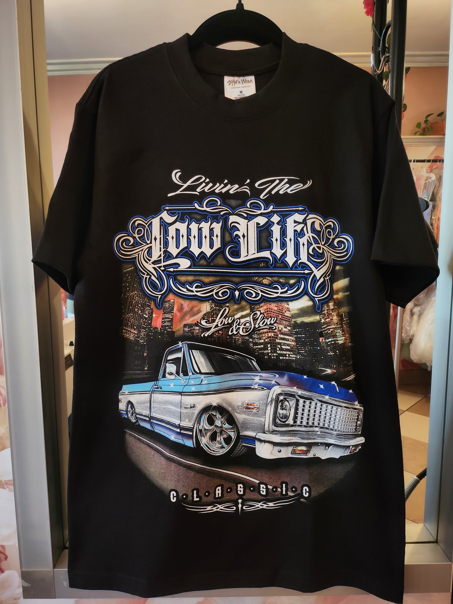 Camiseta gráfica clásica de camión Livin the Low Life