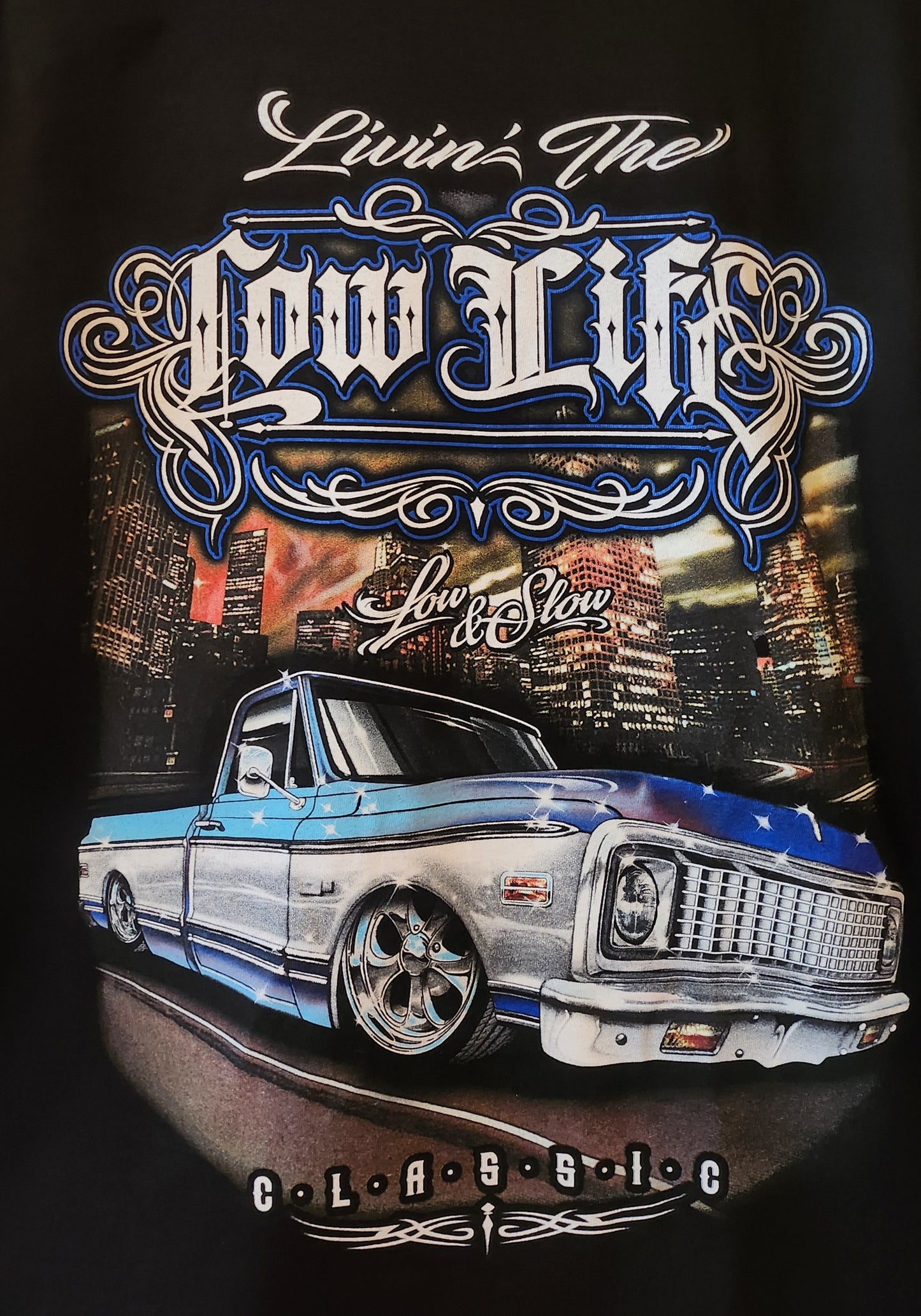 Camiseta gráfica clásica de camión Livin the Low Life