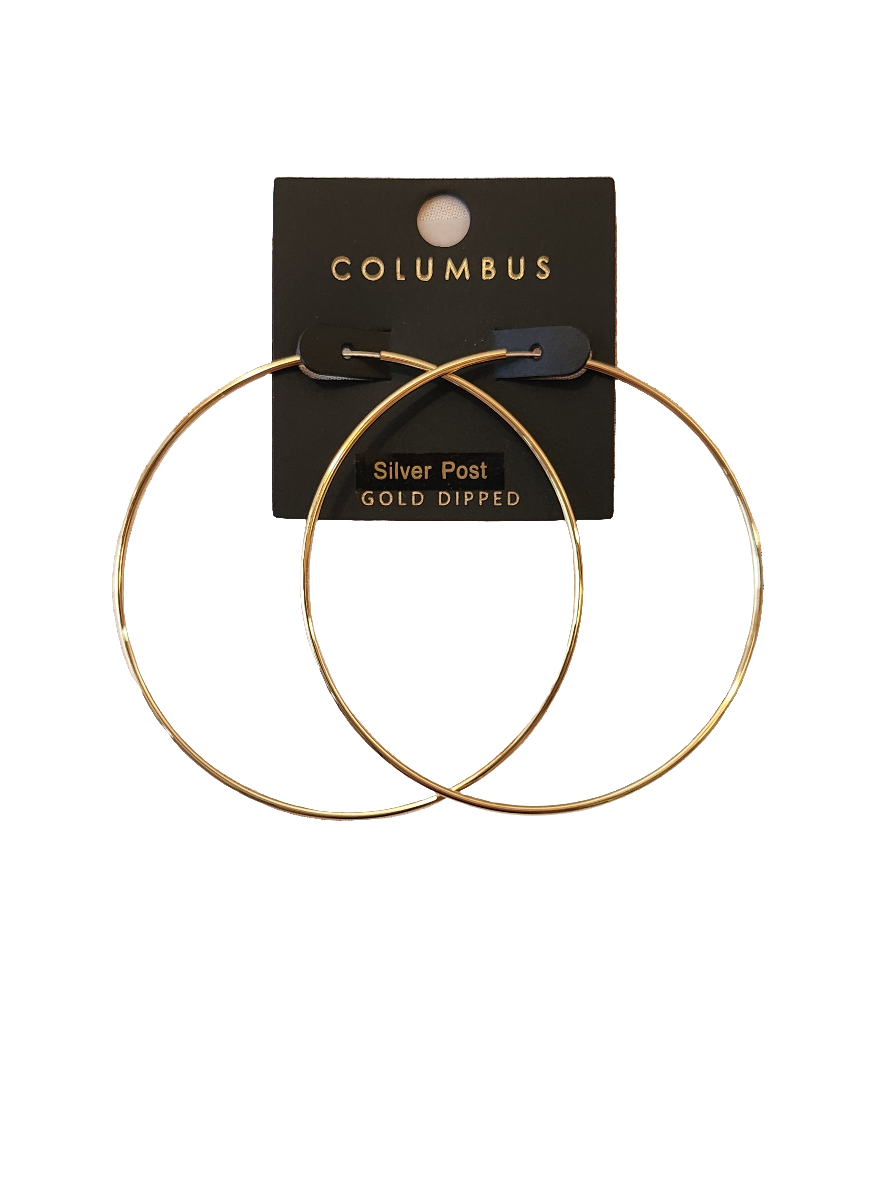 Thin Endless Hoop Earrings