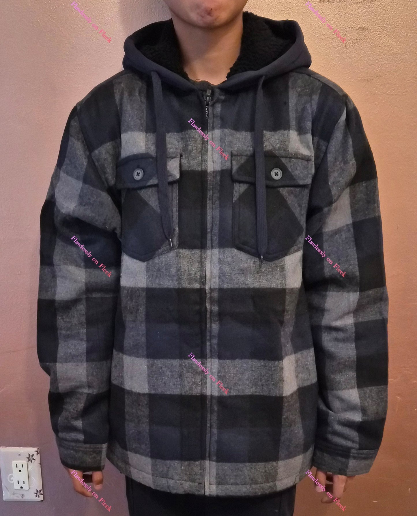 Mens Flannel Shirt Jacket