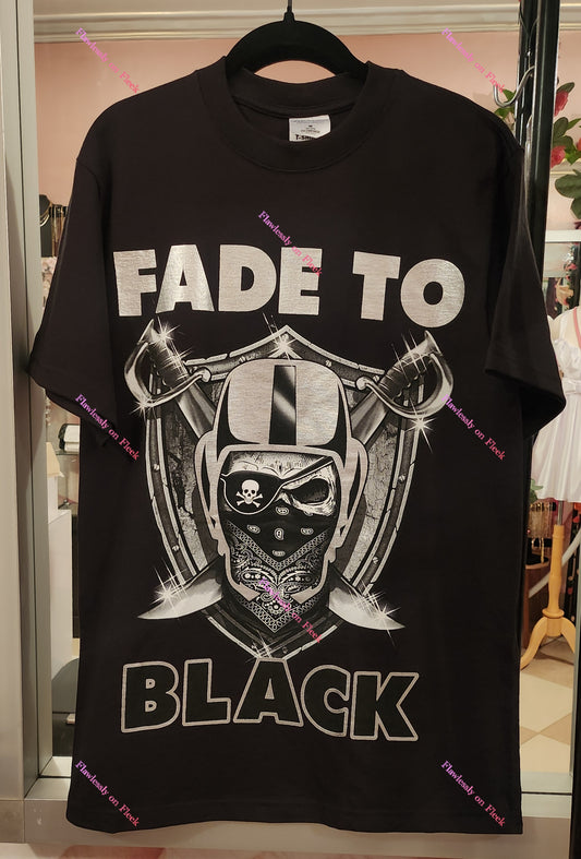 Raiders Fade to Black T-Shirt