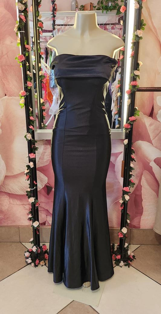 Black Off The Shoulder Gown