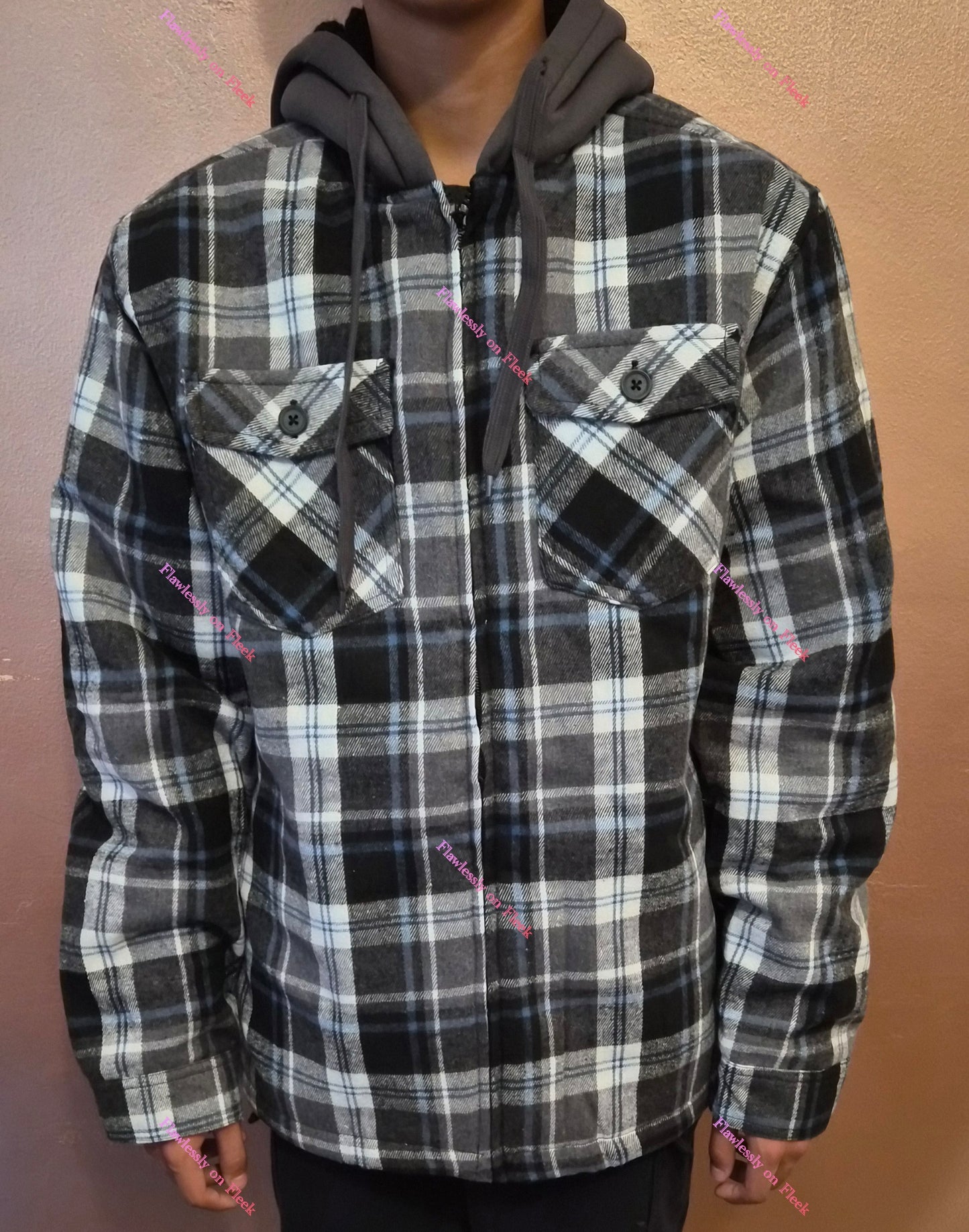 Mens Flannel Shirt Jacket