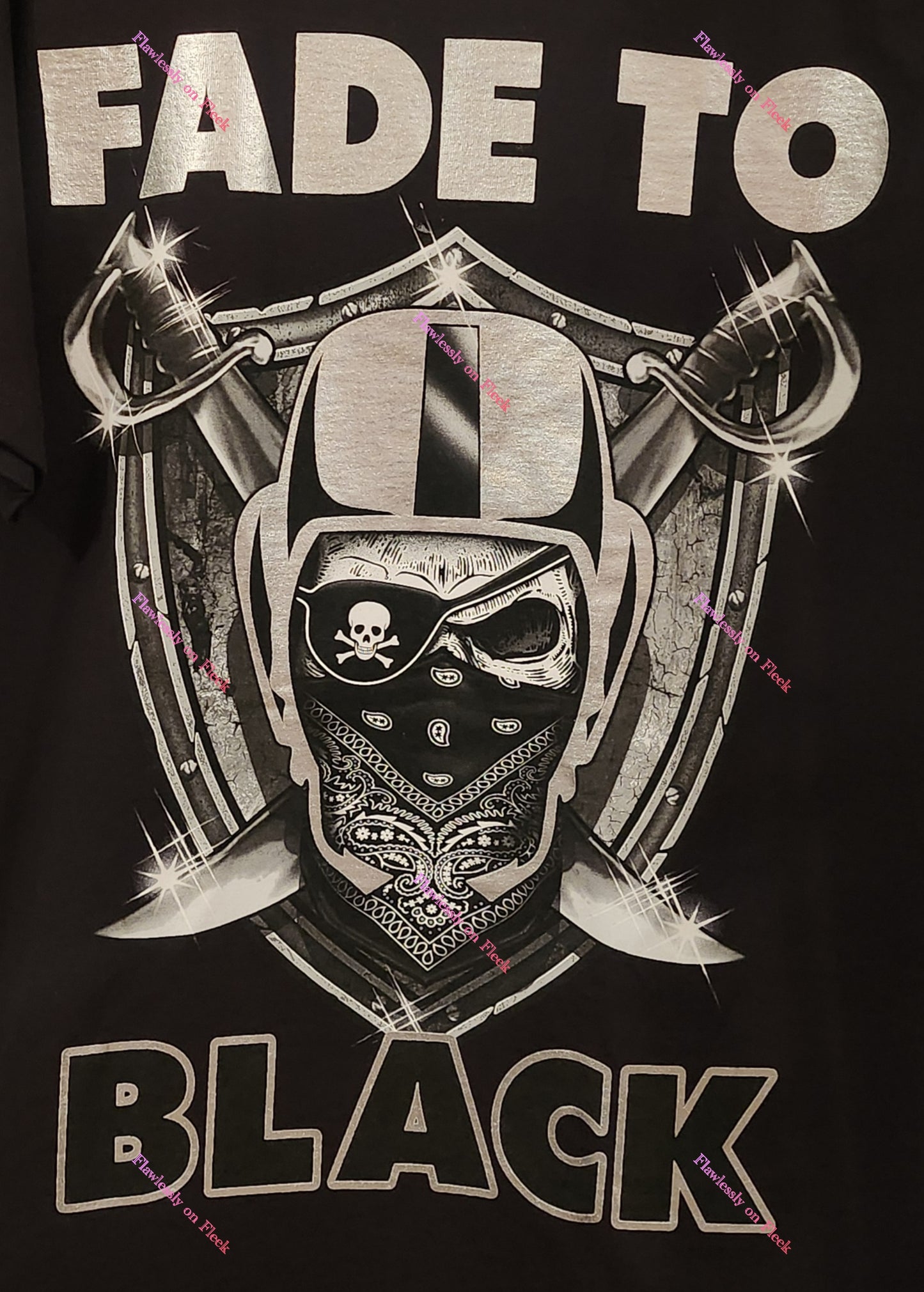 Raiders Fade to Black T-Shirt