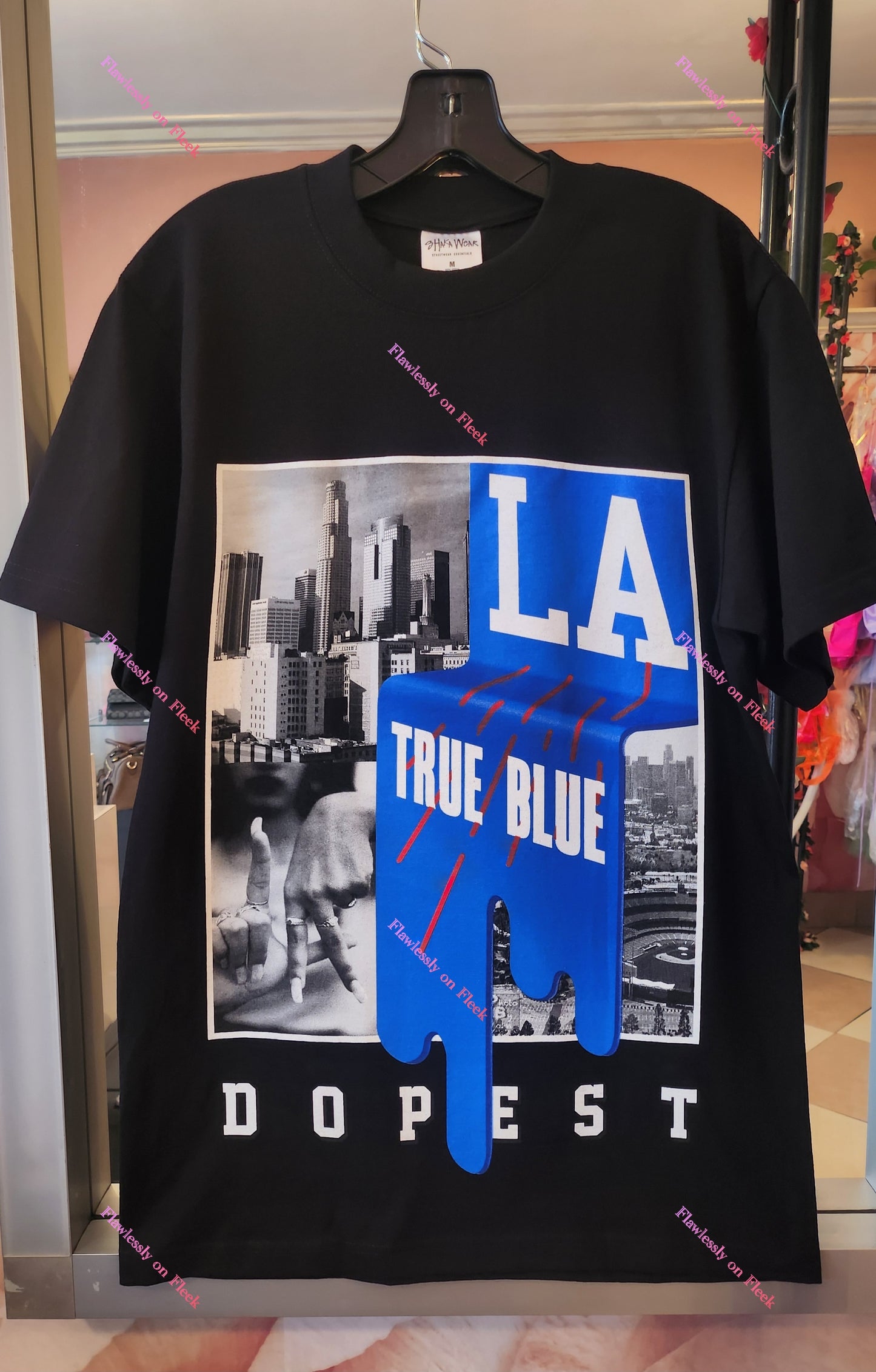 True Blue LA Dopest Graphic T-Shirt