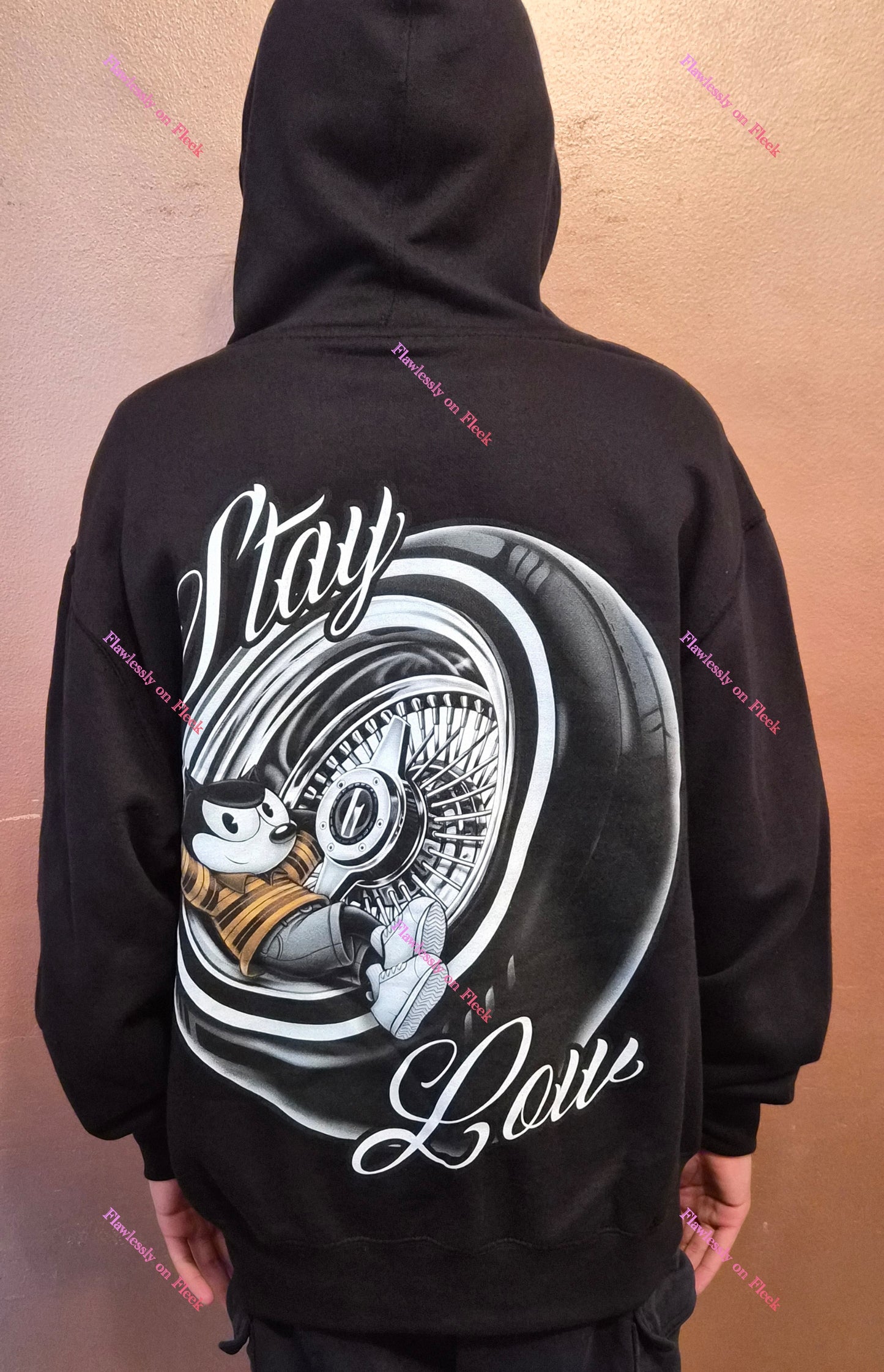 Felix the Cat Stay Low Hoodie