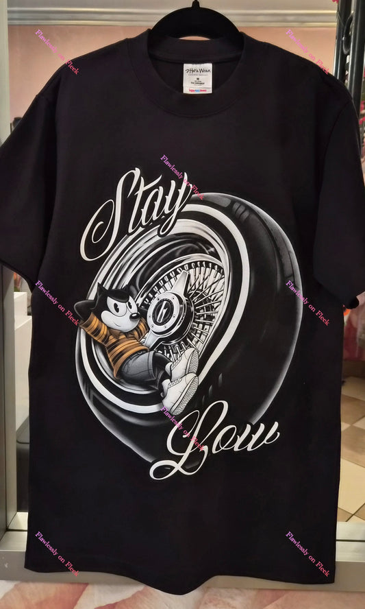 Felix the Cat Stay Low T-Shirt