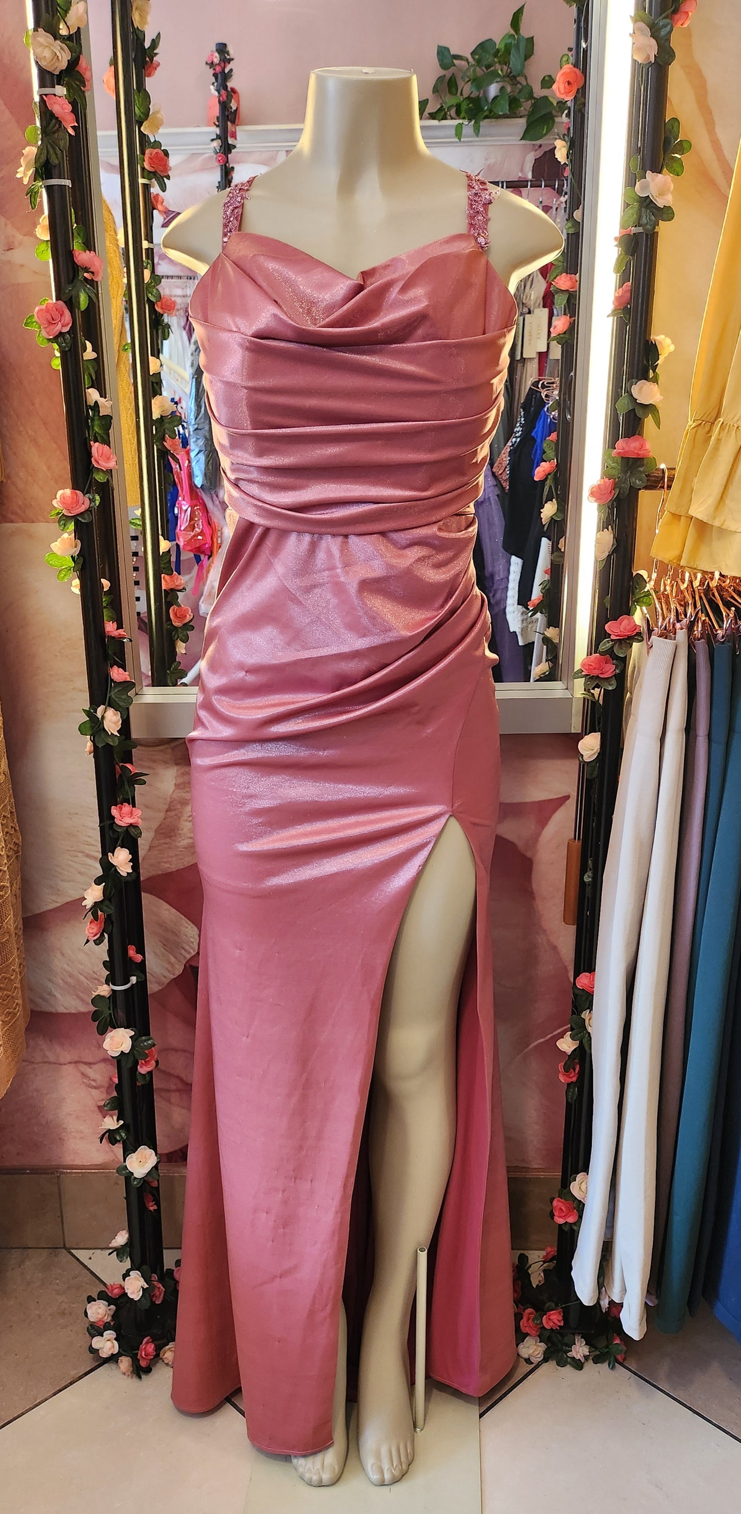 Vintage Dusty Rose Dress