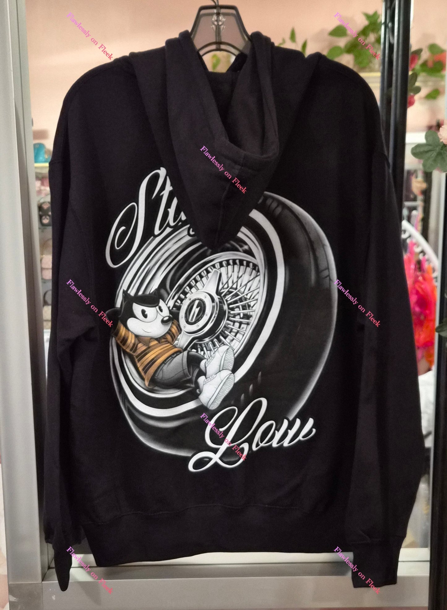 Felix the Cat Stay Low Hoodie