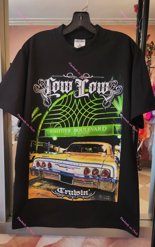 Lowrider Classic Low Low Cruisin' Graphic T-Shirt