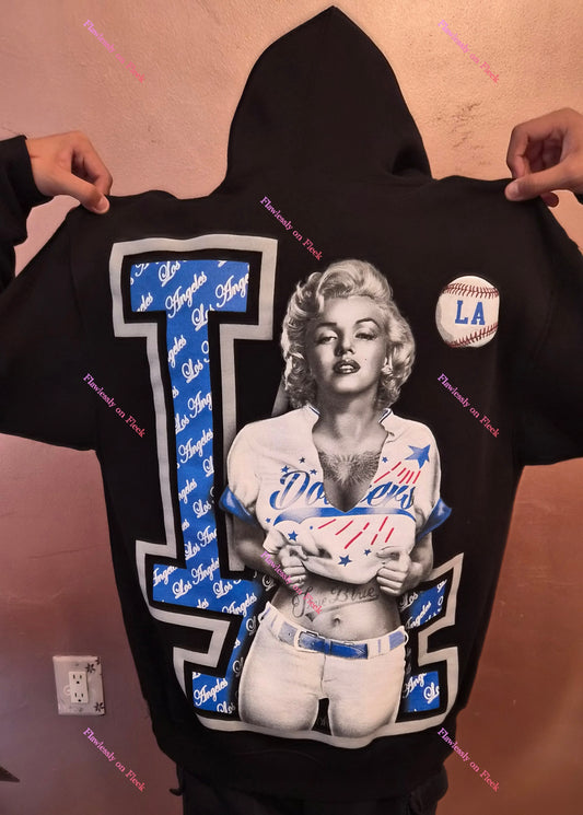 LA Dodgers Marilyn Monroe Hoodie