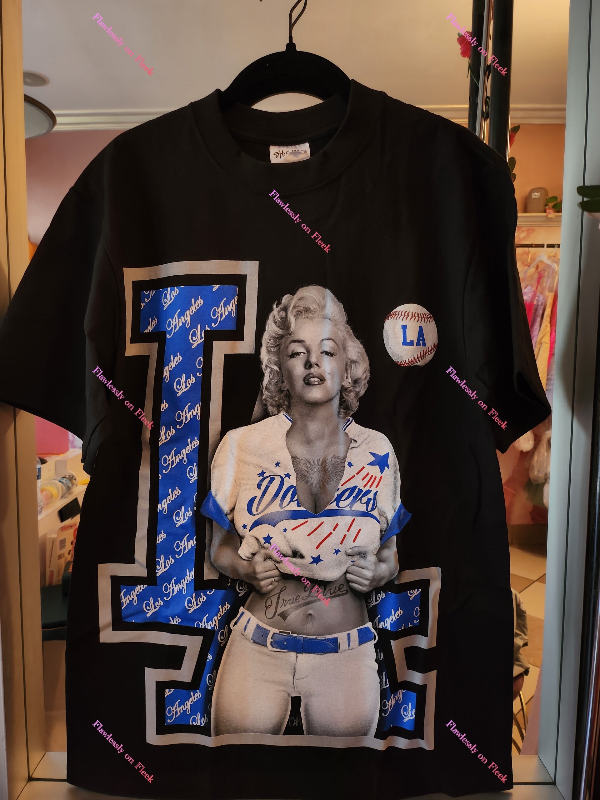 LA Dodgers Marilyn Monroe T-Shirt – Flawlessly On Fleek