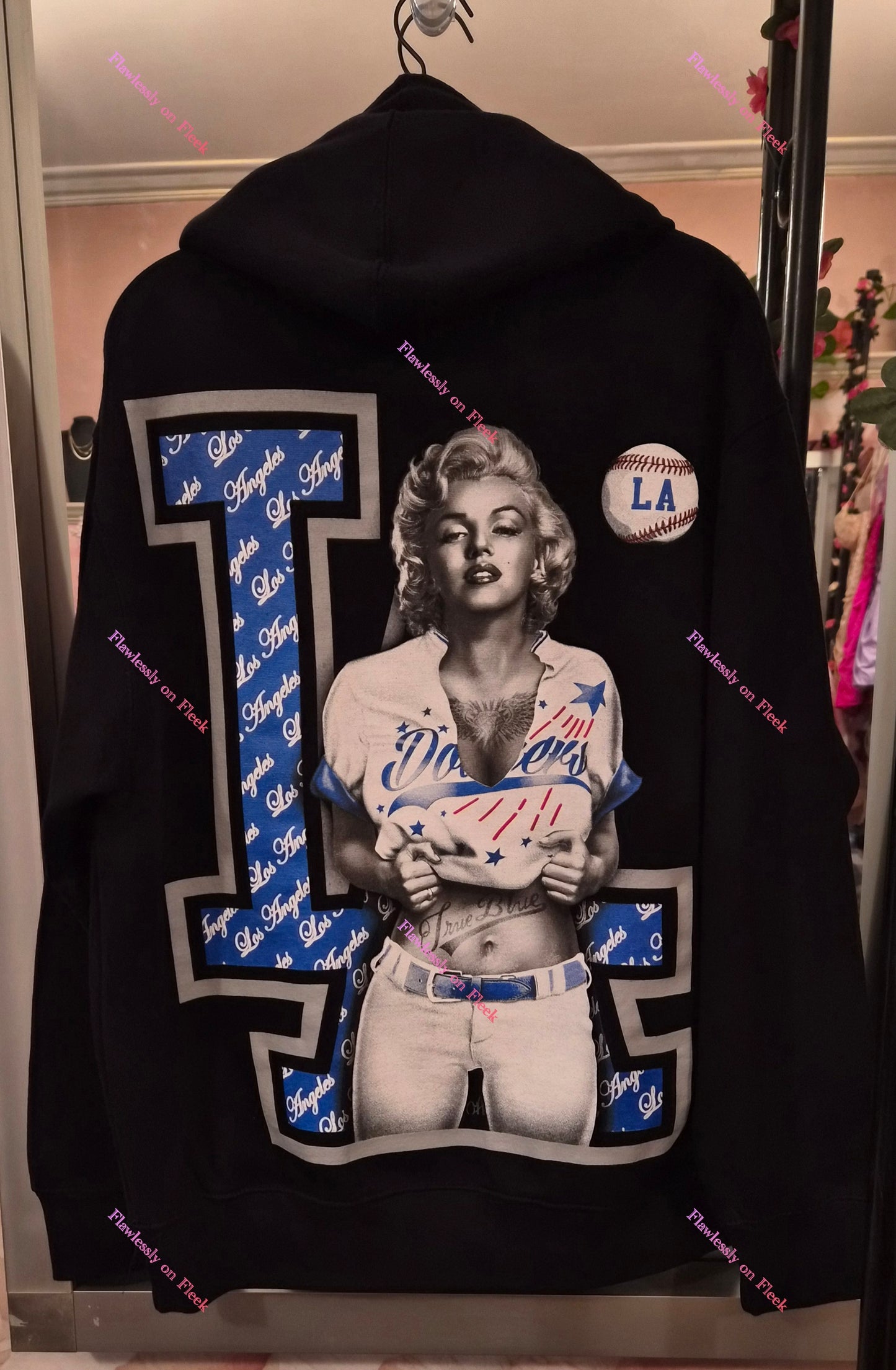 LA Dodgers Marilyn Monroe Hoodie