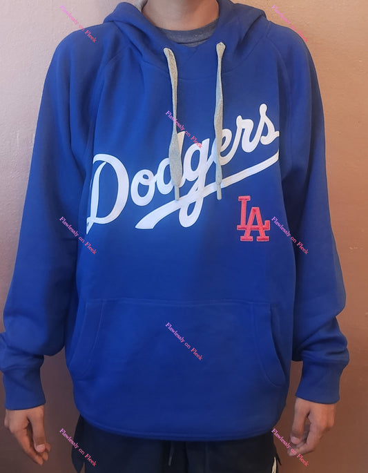 Los Angeles Dodgers Antigua Victory Pullover Hoodie