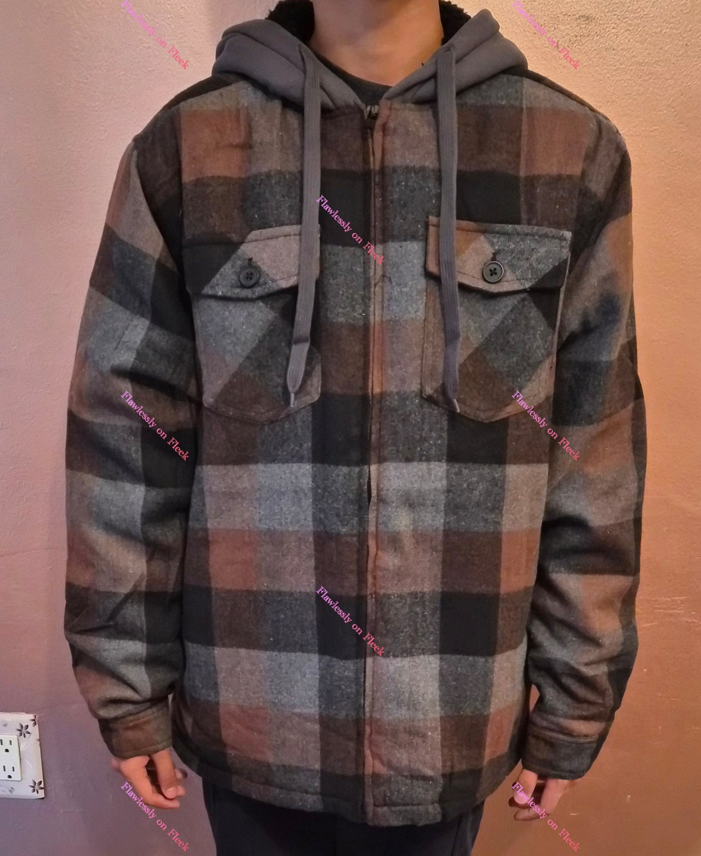 Mens Flannel Shirt Jacket