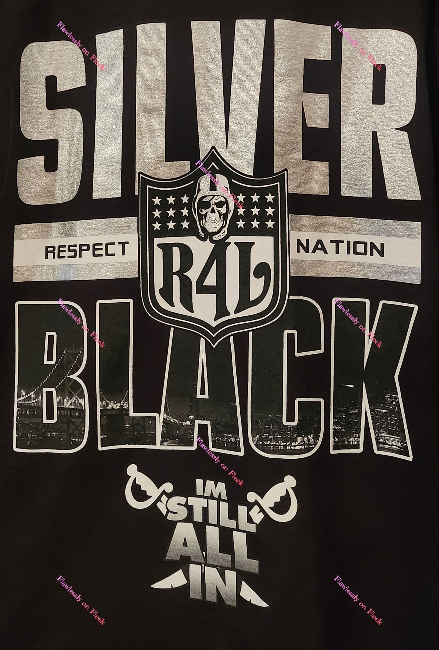 Raiders Silver & Black R4L T-Shirt