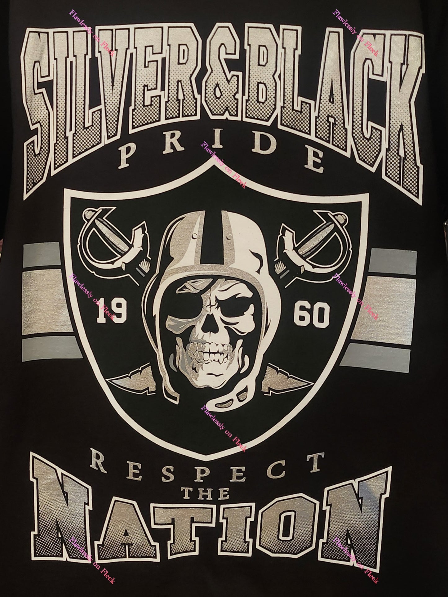 Raiders Silver & Black Pride T-Shirt