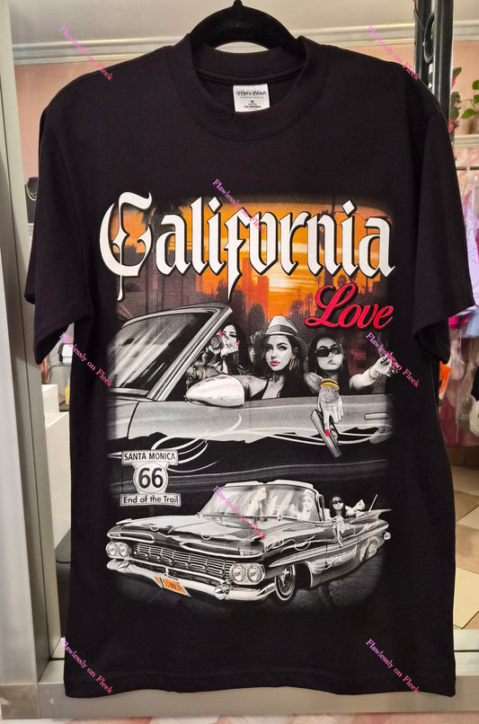California Love Lowrider Cholas T-Shirt