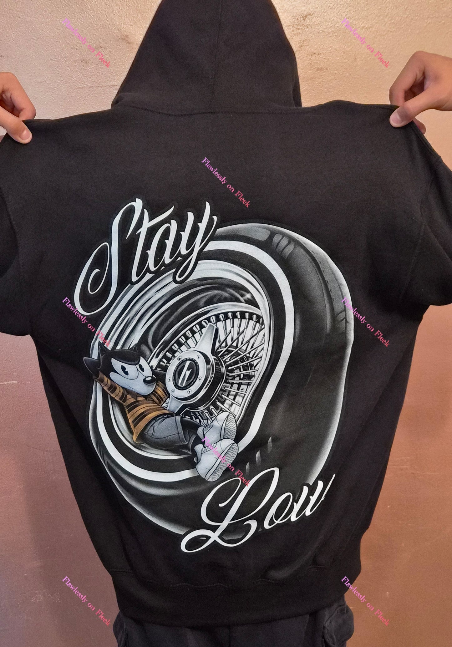 Felix the Cat Stay Low Hoodie